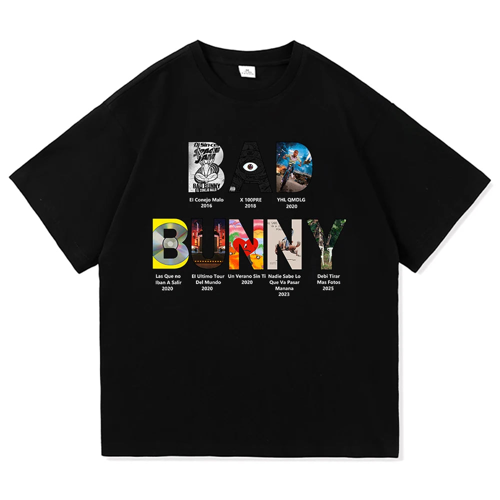 Camiseta Bad Bunny. (Albumes)