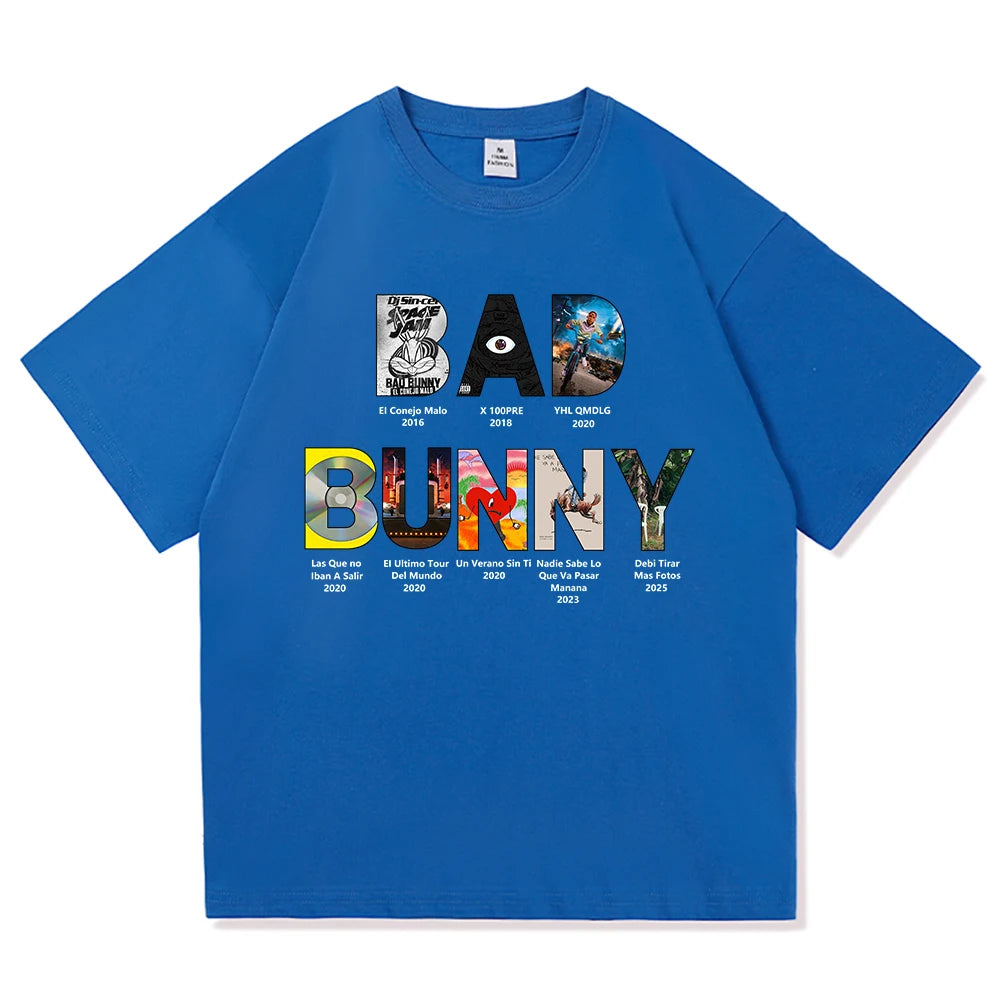 Camiseta Bad Bunny. (Albumes)