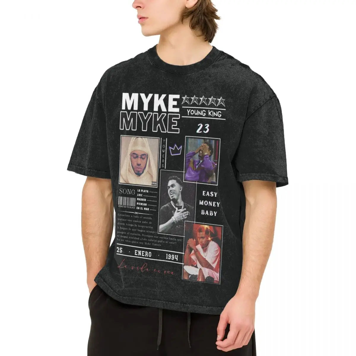 Camiseta Myke Towers.
