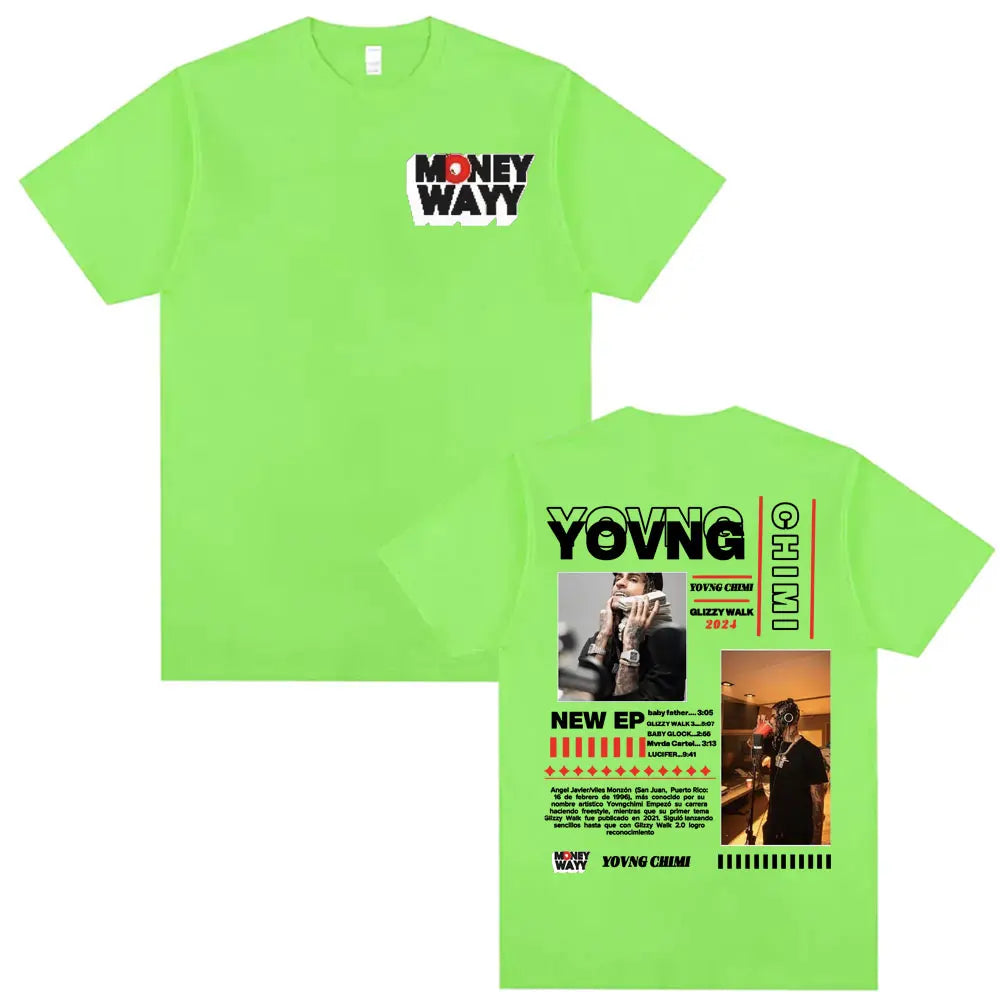 Camiseta YovngChimi. (Glizzy Walk).