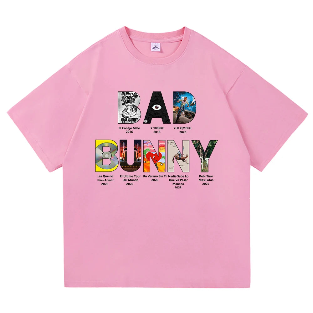 Camiseta Bad Bunny. (Albumes)