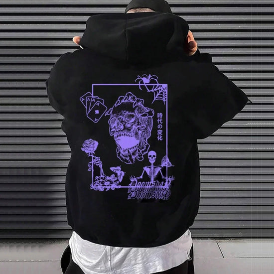 Sudadera Purple skull.